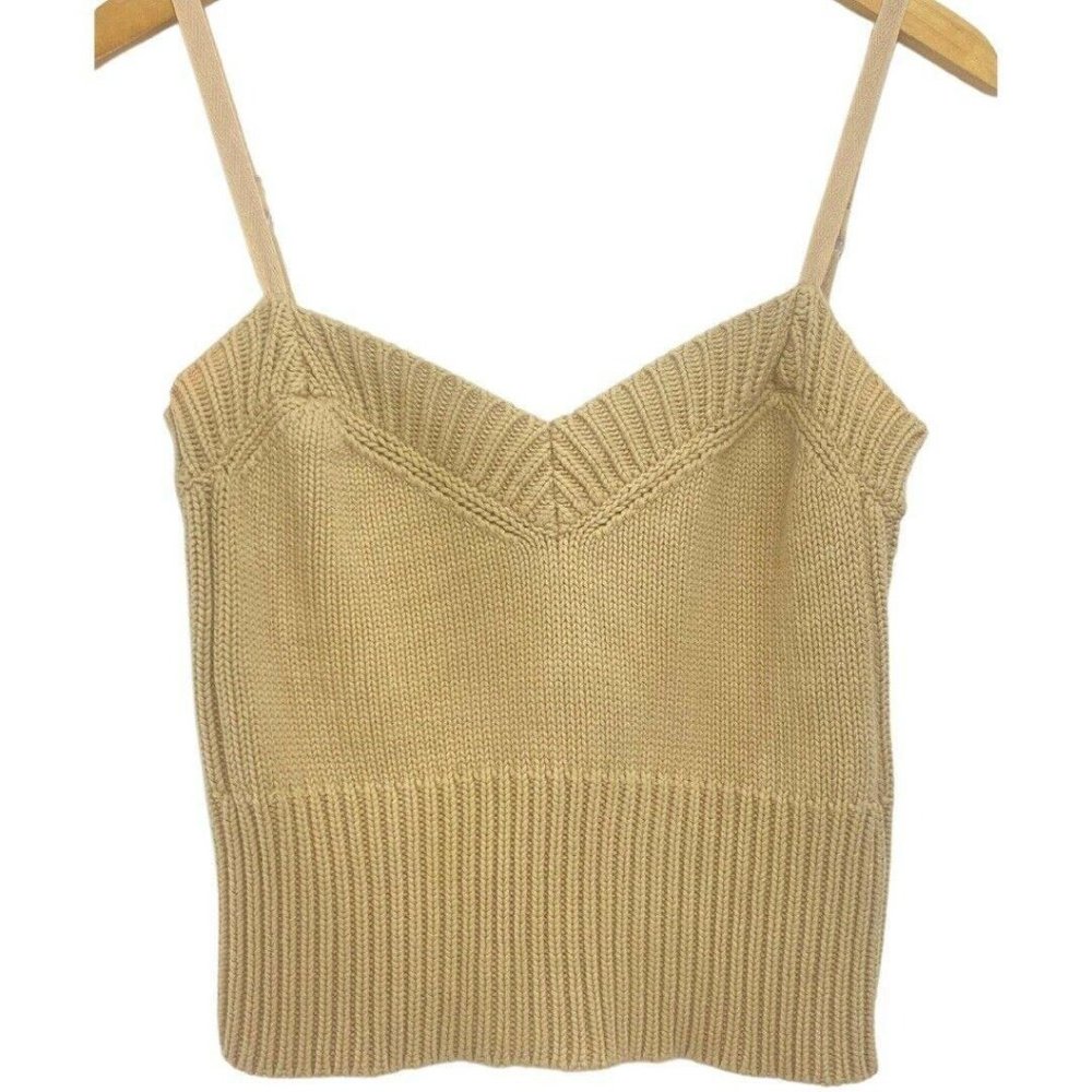 Moda International Medium Sweater Tank Top V-Neck